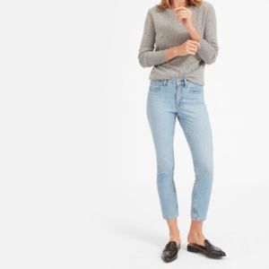 Light Wash Ankle Length Everlane Skinny Jeans